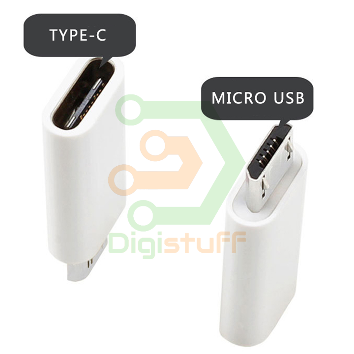 Đầu chuyển Micro USB dương sang USB type C âm