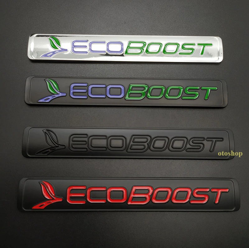 [HCM]Tem chữ ECOBOOST trang trí xe-OT4