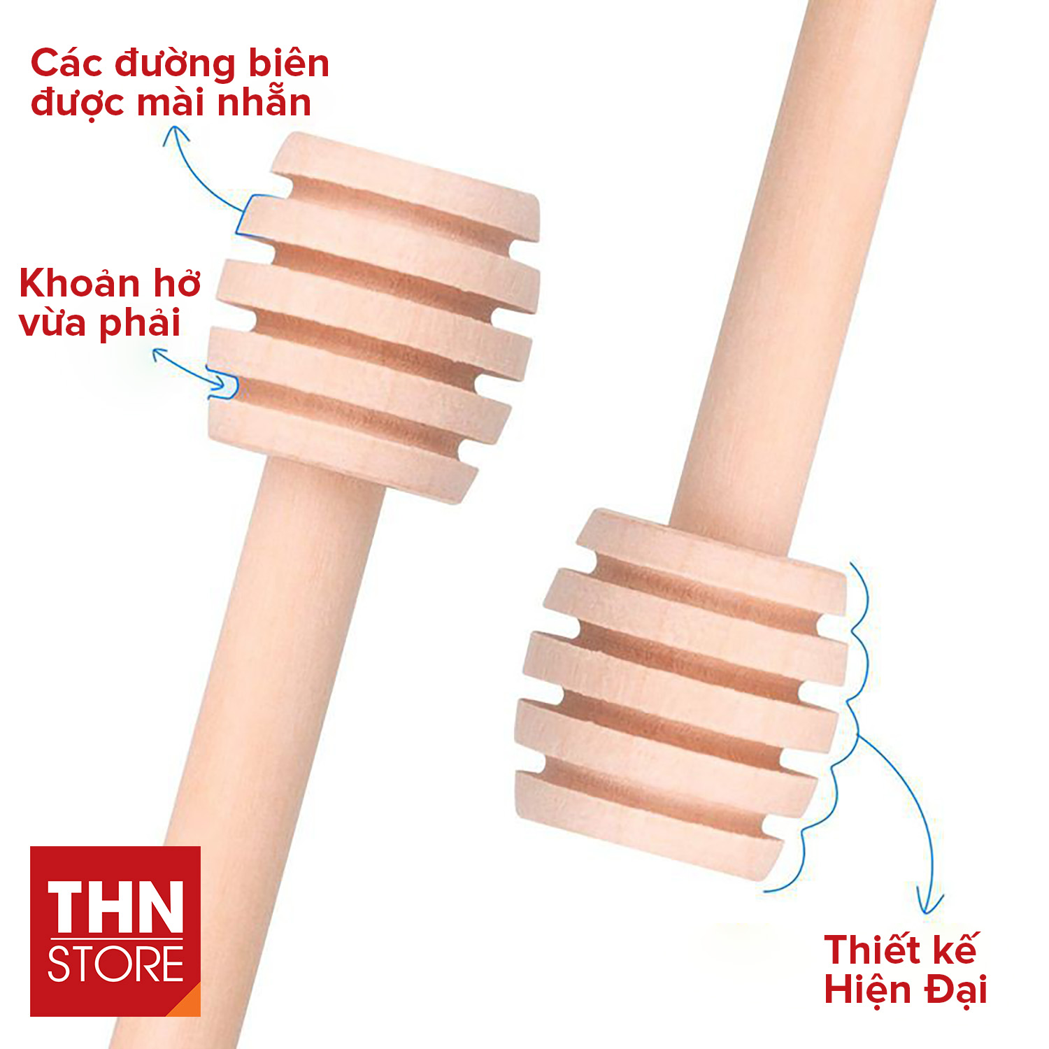 [HCM]Que Gỗ Lấy Mật Ong Mini Tiện Lợi