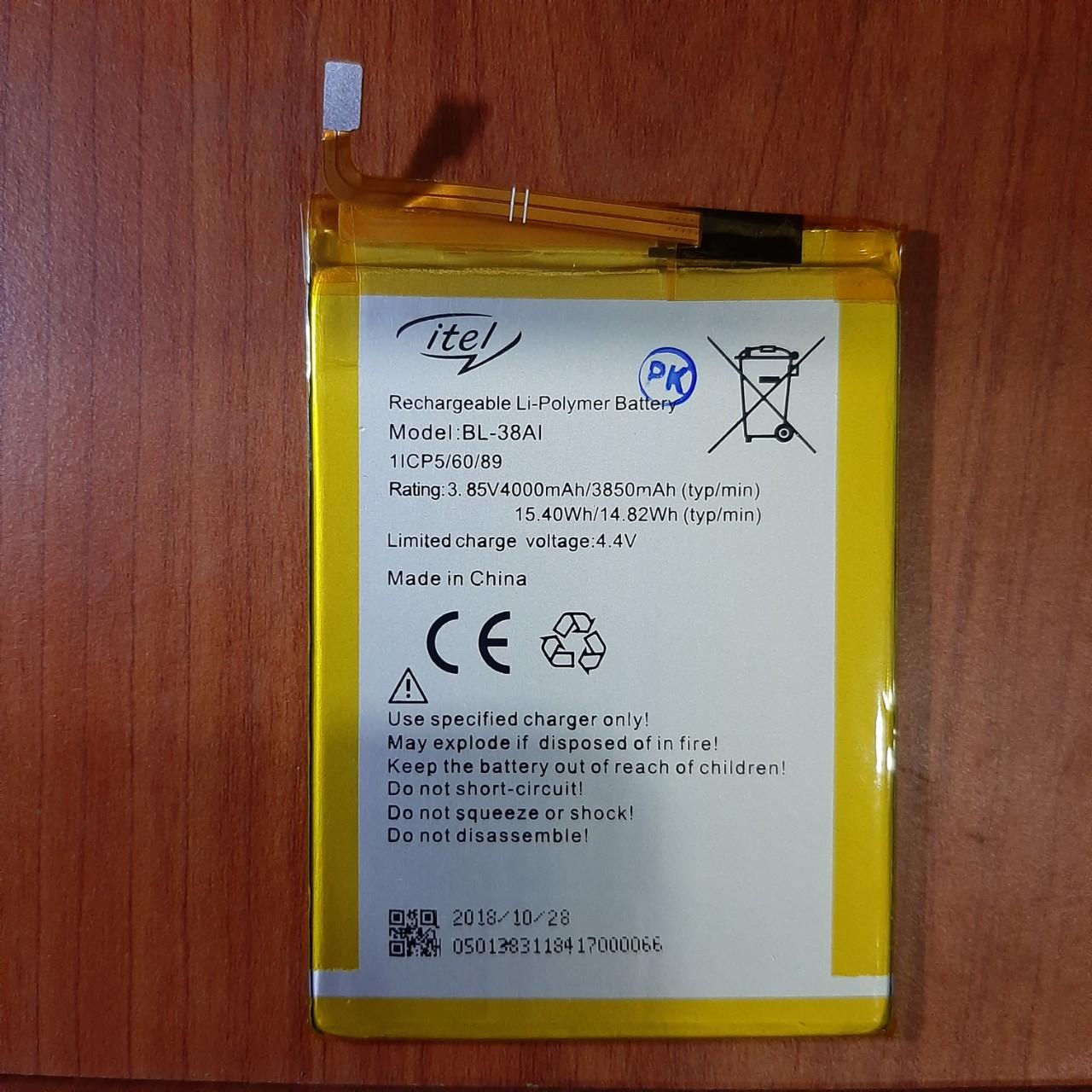 Pin điện thoại Itel P13 Plus Zin