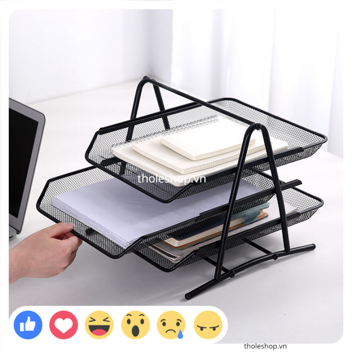 [HCM][SALE] Kệ để bàn đựng tài liệu - Kệ 3 tầng đựng tài liệu văn phòng - Giá đựng hồ sơ - Kệ đựng hồ sơ văn phòng