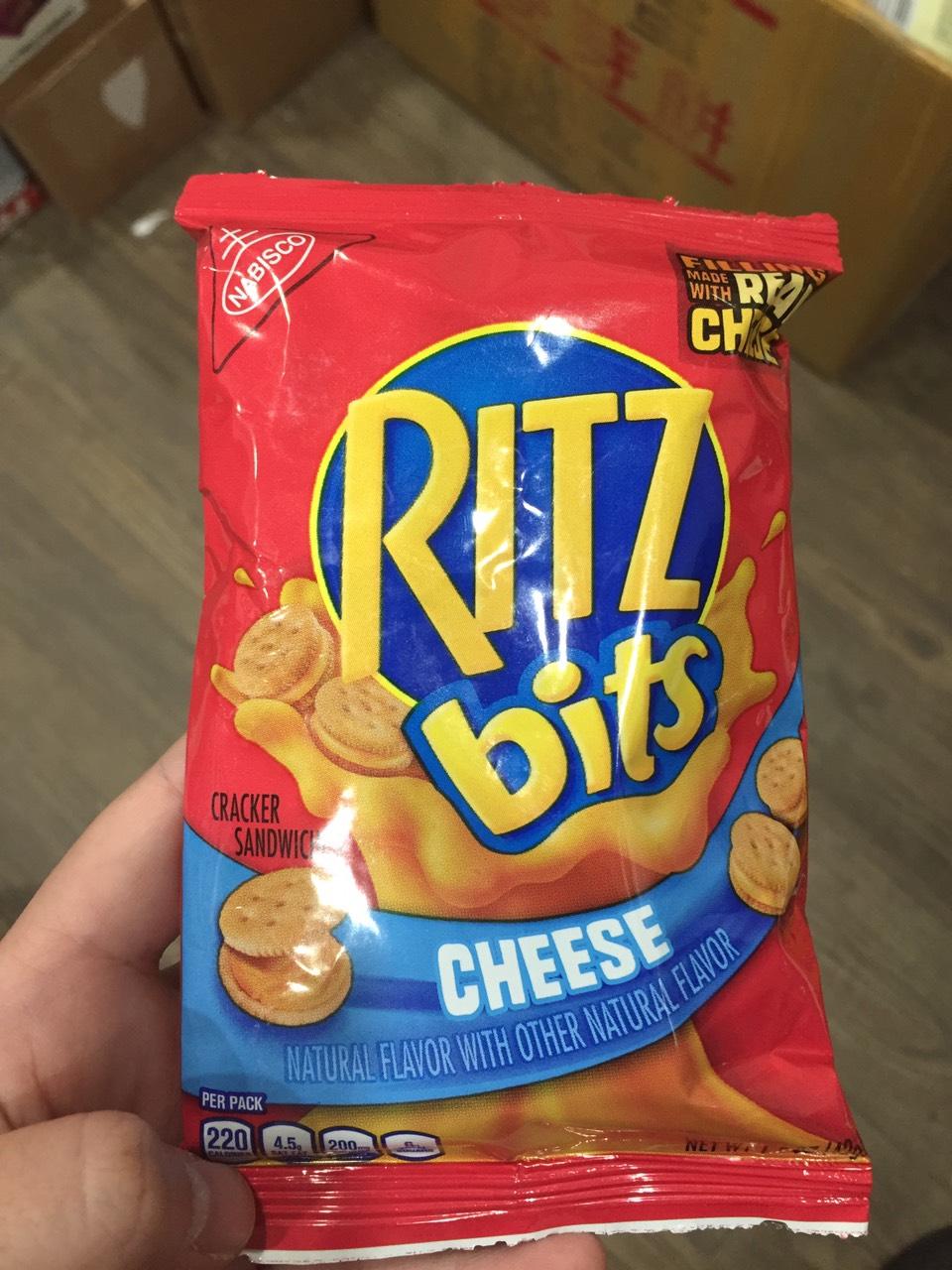 Bánh Ritz mini vị phomai gói 42g hàng Mỹ
