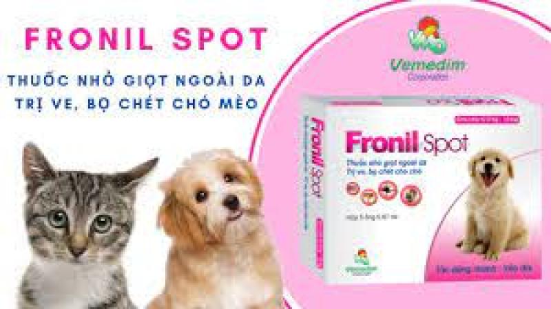 🐶Nhỏ Gáy Fronil Spot Rận Bọ Chét , Ve cho chó mèo ống 0.67 ml🐶