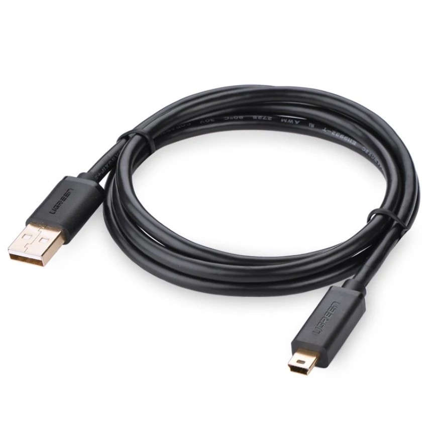 Dây USB 2.0 sang Mini USB 1,5M UGREEN 10385