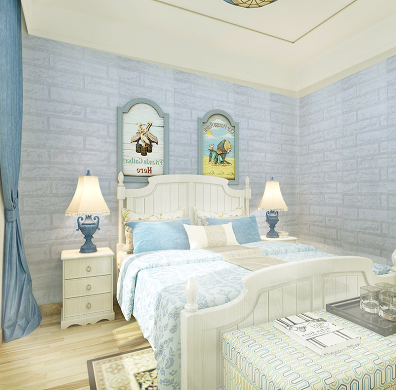 CUỘN 20M X 0.45M DECAL GIẤY DÁN TƯỜNG ĐÁ TRẮNG KEO SẴN BÓC DÁN A008A