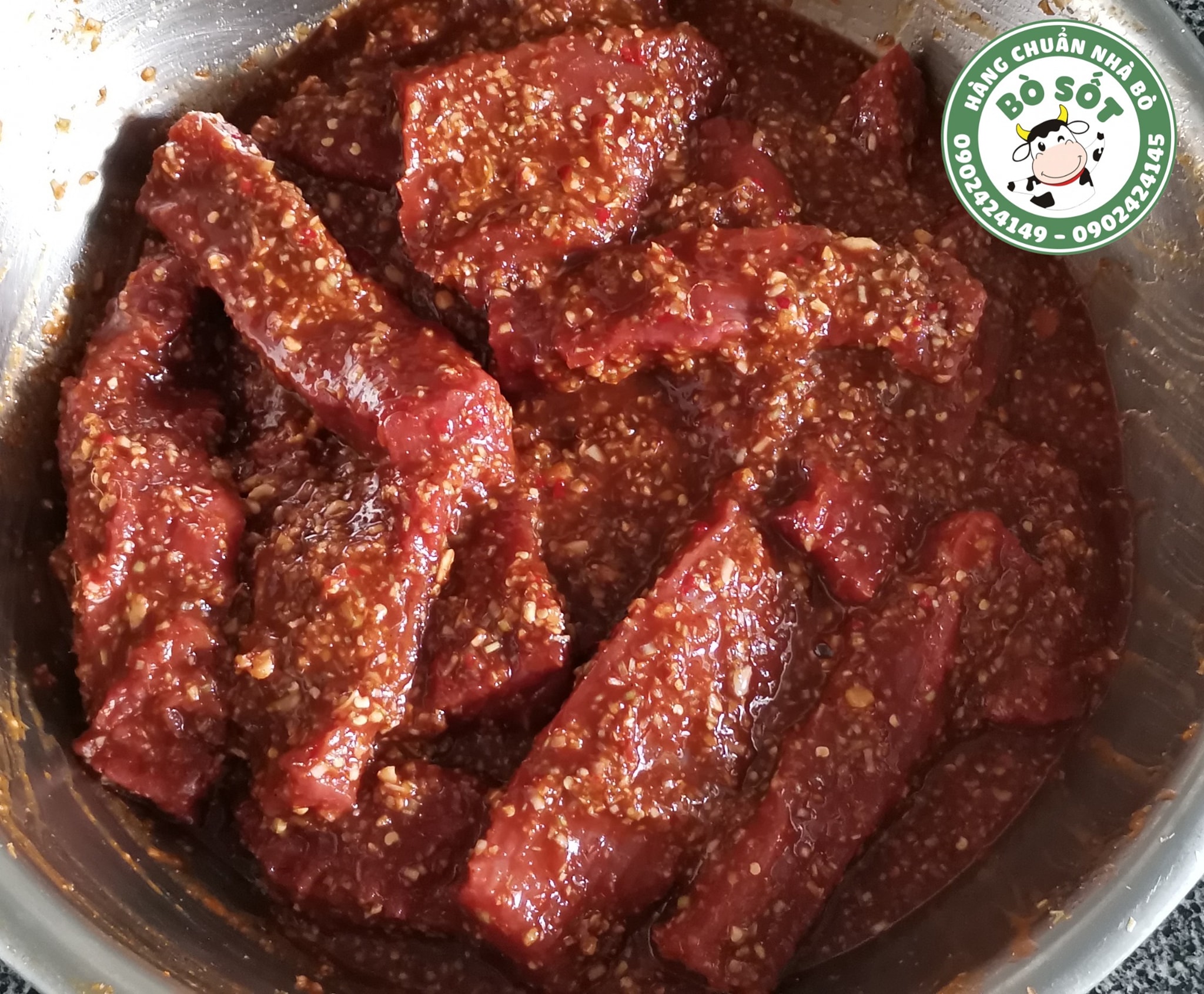 [LOẠI NGON] 100gram KHÔ BÒ XÉ NGUYÊN CHẤT