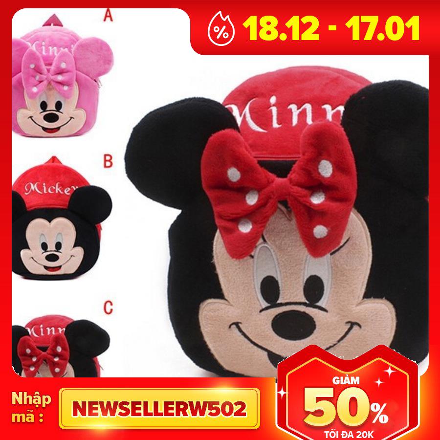 Balo vải bông mickey cho bé yêu (chọn mẫu), sản phẩm tốt với chất lượng và độ bền cao, cam kết giống như hình