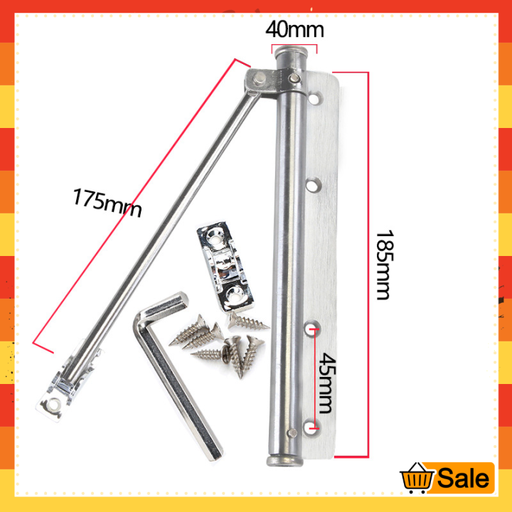 [HCM]Cửa tự động tự đóng cửa bản lề tắt tiếng - Bản lề tắt tiếng - Thiết bị đóng cửa tự do đục lỗ không có rãnh chống ồn dễ bật lại [GIÁ SỈ]