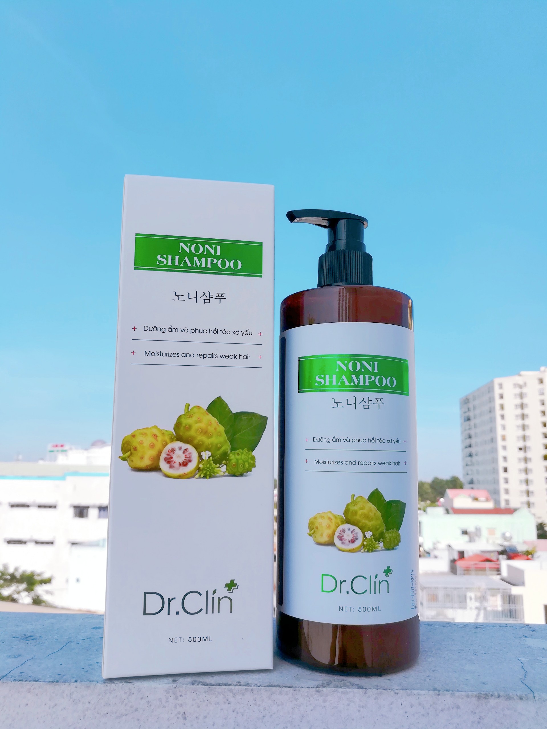 [HCM]Dầu Gội Tinh Chất Trái Nhàu Noni Shampoo 노니샴푸 (3 in 1)