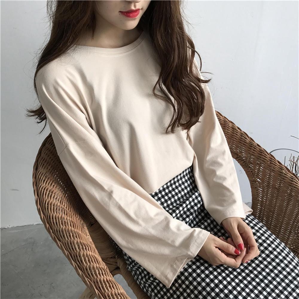 [HCM]ÁO THUN NỮ TAY DÀI UNISEX OVERHAND
