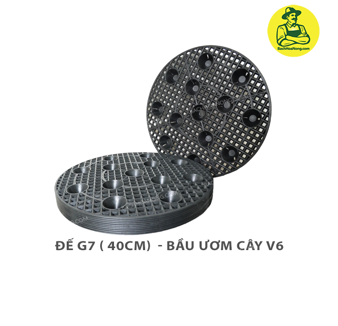 [HCM]Đế bầu G7 dùng cho Bầu ươm V6 -  40cm
