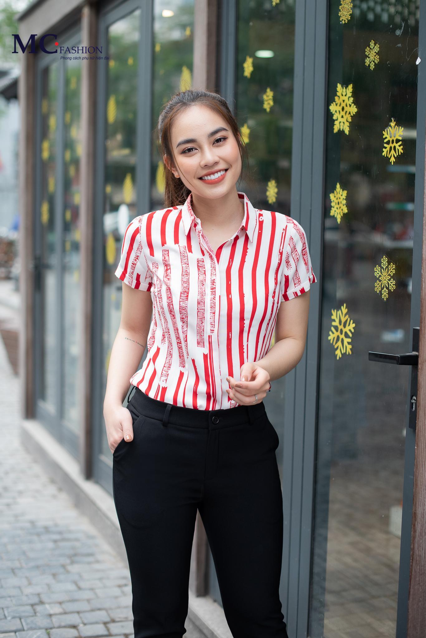 Sơ mi họa tiết (AG600)