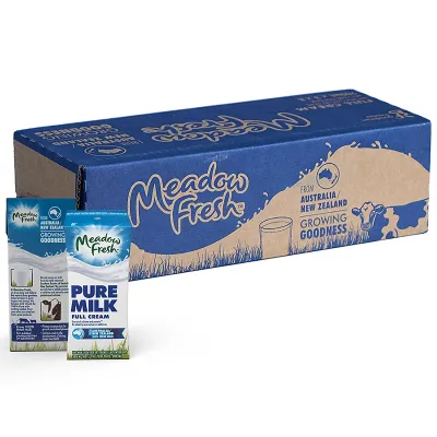 [12/2021] Sữa Meadow Fresh Fullcream hộp 200ml thùng 24 hộp