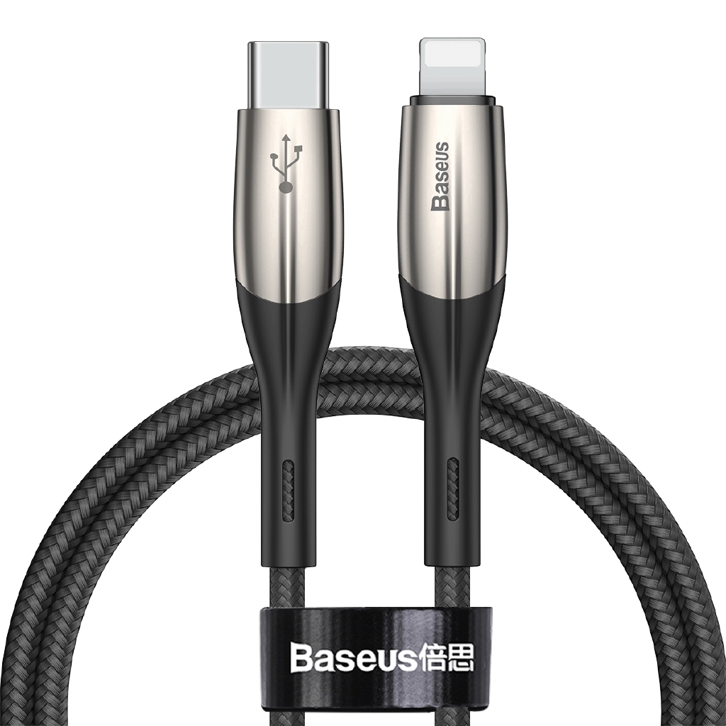 [ PD 18W ] Cáp Sạc Nhanh PD Type C to Lightning Baseus Horizontal Data PD (18W, C to iPhone Cable) ttshop247