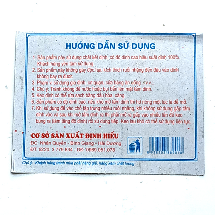 Keo dính ruồi (25 tấm)