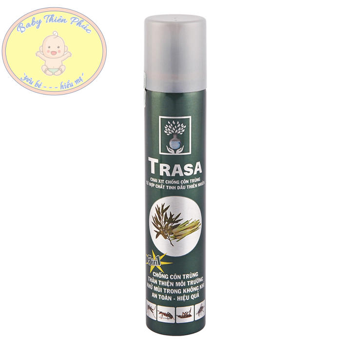 [HCM]Chai Xịt Chống Côn Trùng Trasa (120ml)