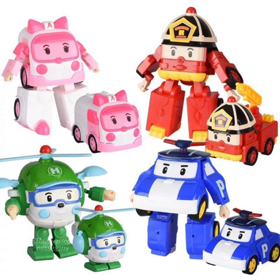 Xe Robocar Poli biến hình (4 mẫu, có hộp)