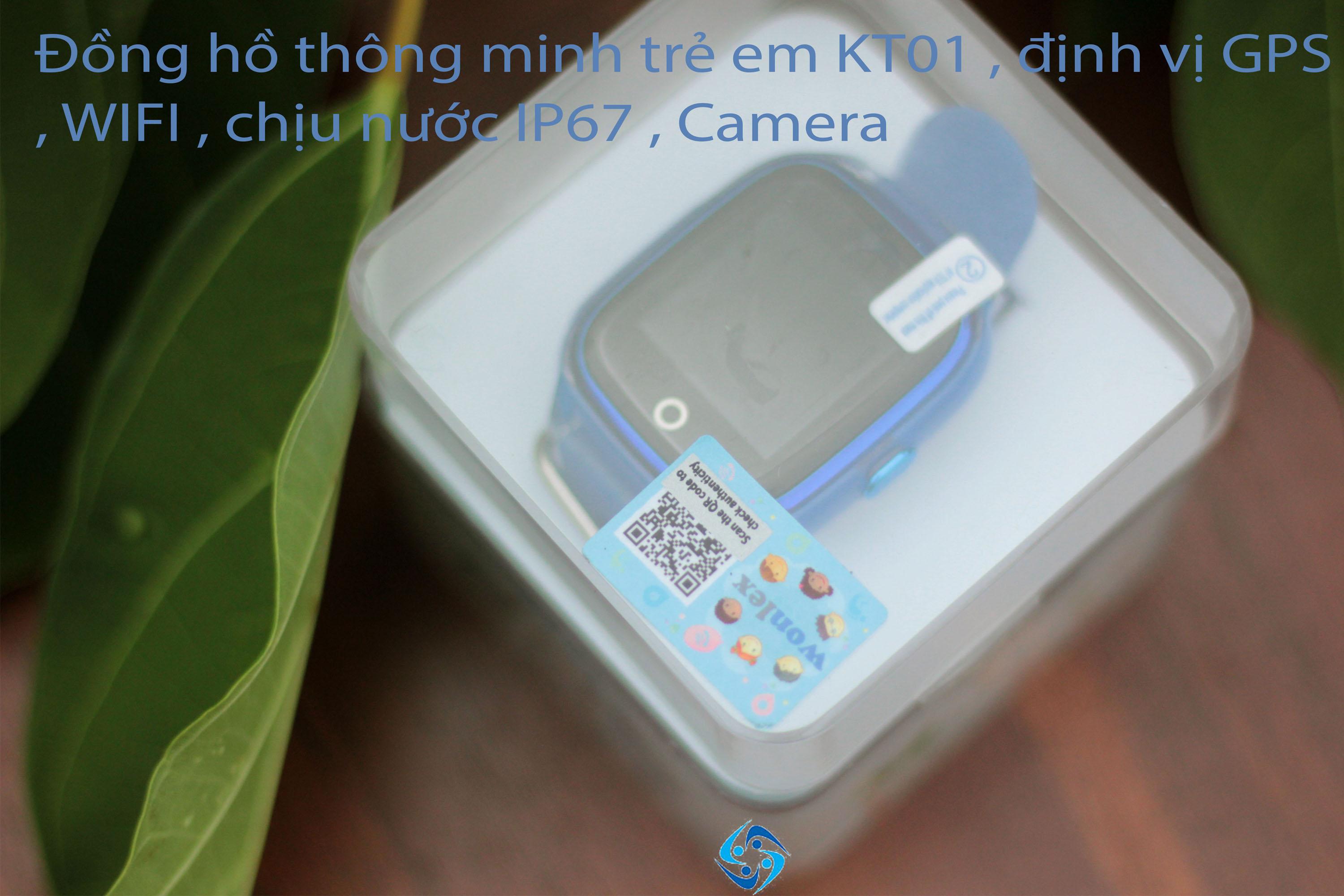Đồng hồ thông minh Wonlex KT01 , camera , chịu nước IS67