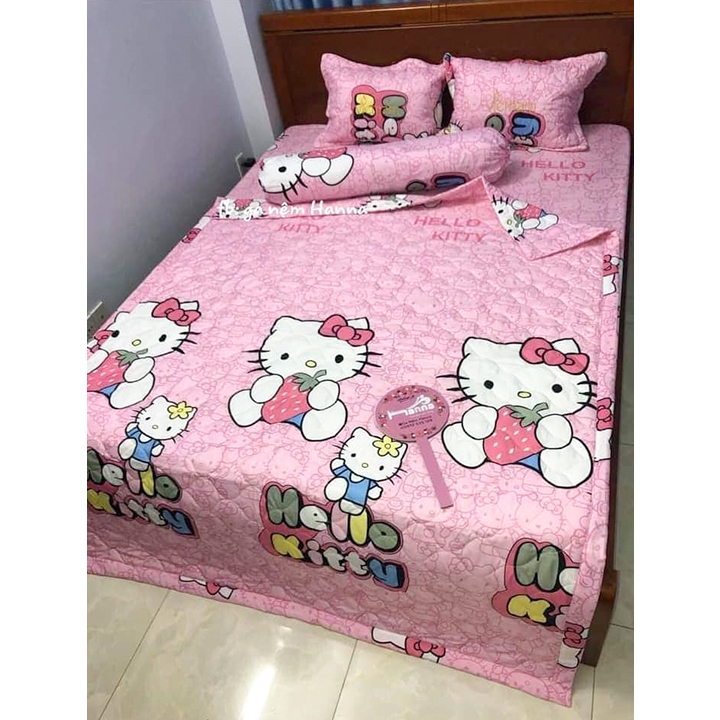 Bộ Chăn Ga poly cotton 5 Món
