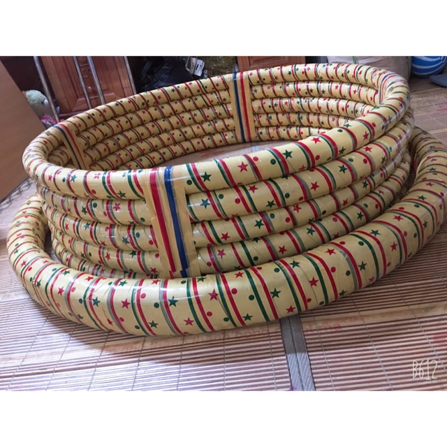 Vòng lắc eo bụng giúp giảm eo nhanh bản to nặng 3kg ( vòng mây)