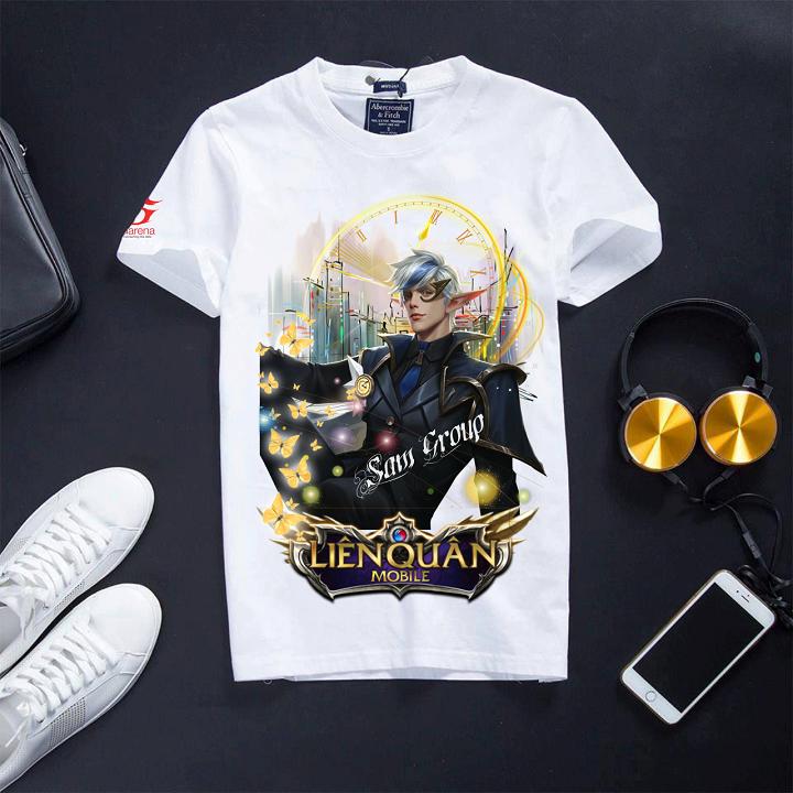 Áo Liên Quân Mobile Cổ Tròn Màu Trắng - Eland'orr Mặc định