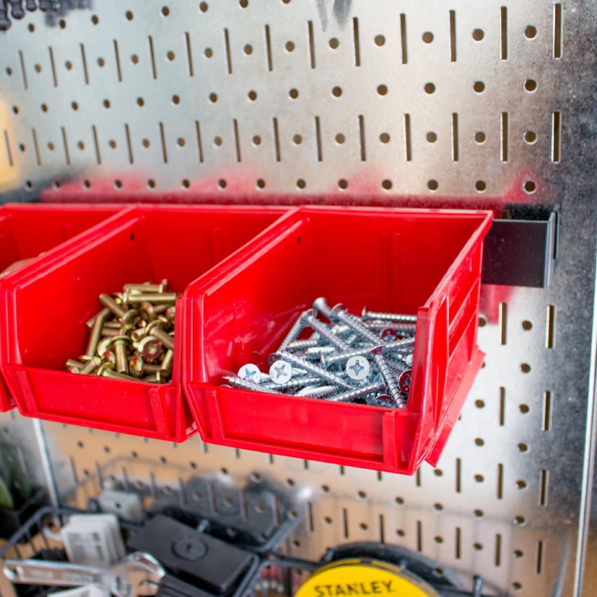 Bảng treo dụng cụ Pegboard cơ khí SMLIFE WB5 - Mô đun 5 Bảng mạ kẽm dày 12mm + bộ móc treo sơn tĩnh điện màu đen - Lưu trữ dụng cụ trực quan dễ tìm kiếm - Combo dành cho gia đình