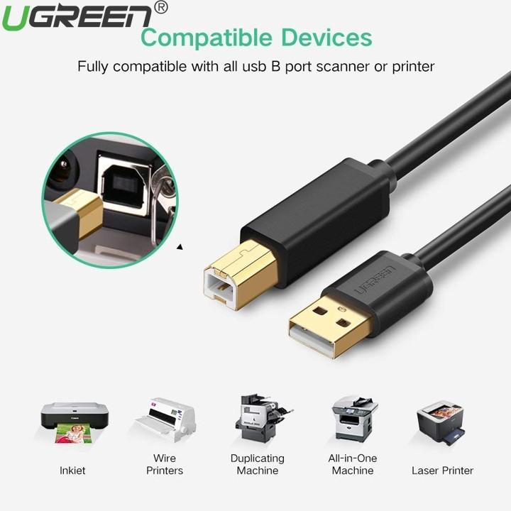 Cáp USB máy in Ugreen 10350