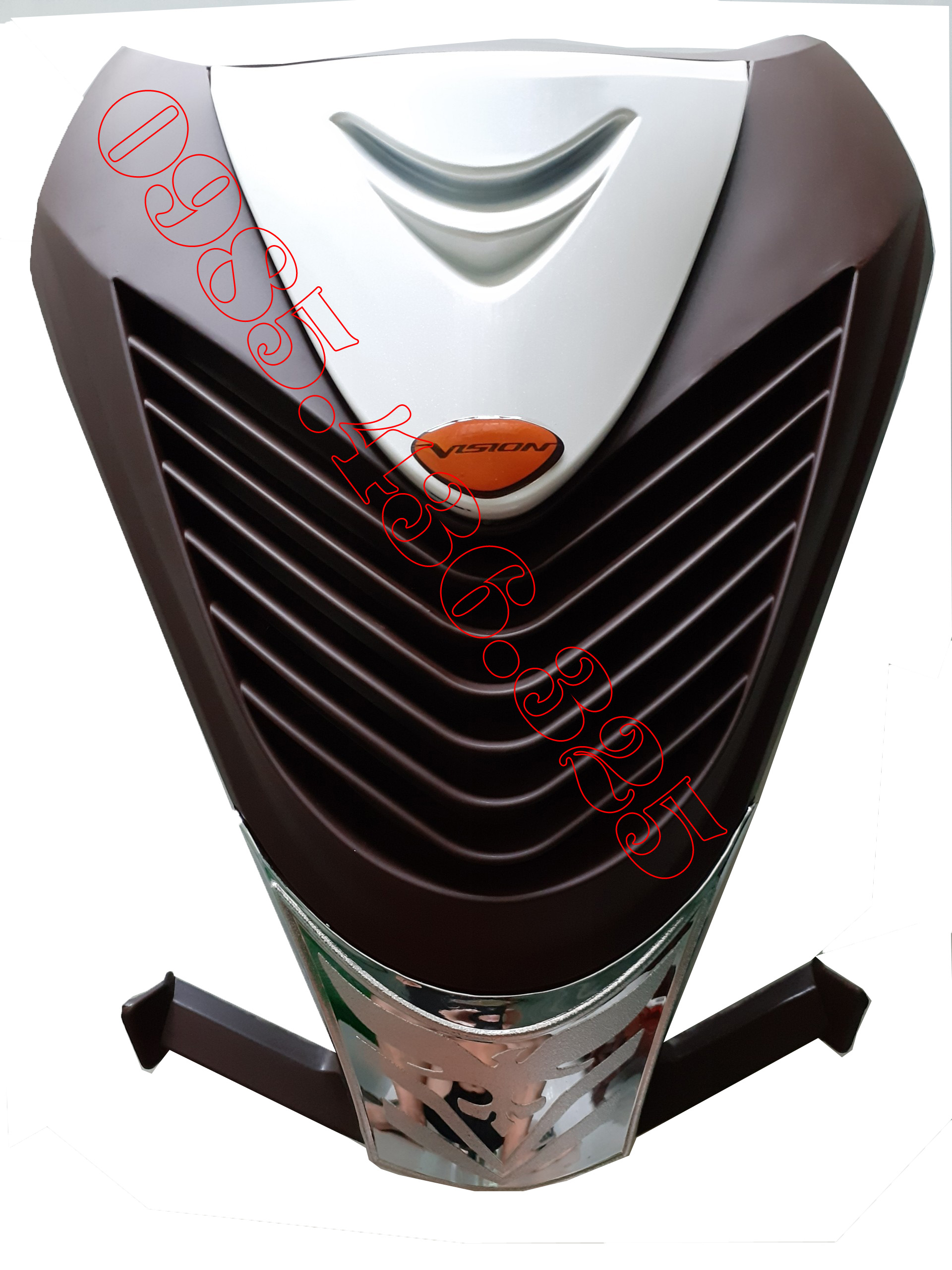 MẶT NẠ XE VISION KIỂU SH ( màu trắng - viền nâu ) ĐỜI 2014 --> 2019