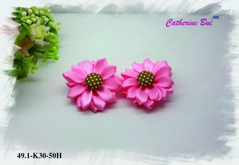 Giá bán Kẹp xíu hoa satin C-49.1-K30-50H