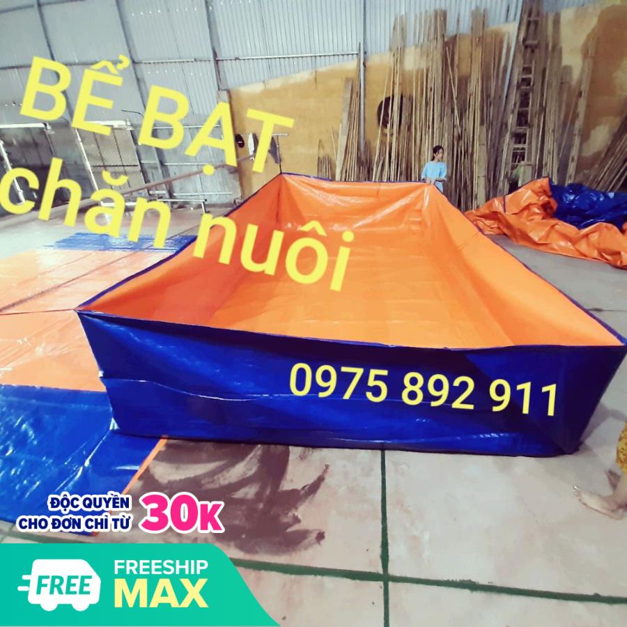 BỂ BẠT NUÔI ,ỐC ,ẾCH ,CÁ , LƯƠN 3x2x1