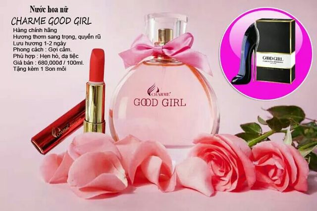 [HCM]Nước hoa nữ Goodgril (RẠCH MÃ NPP) (100ml 60ml10ml)