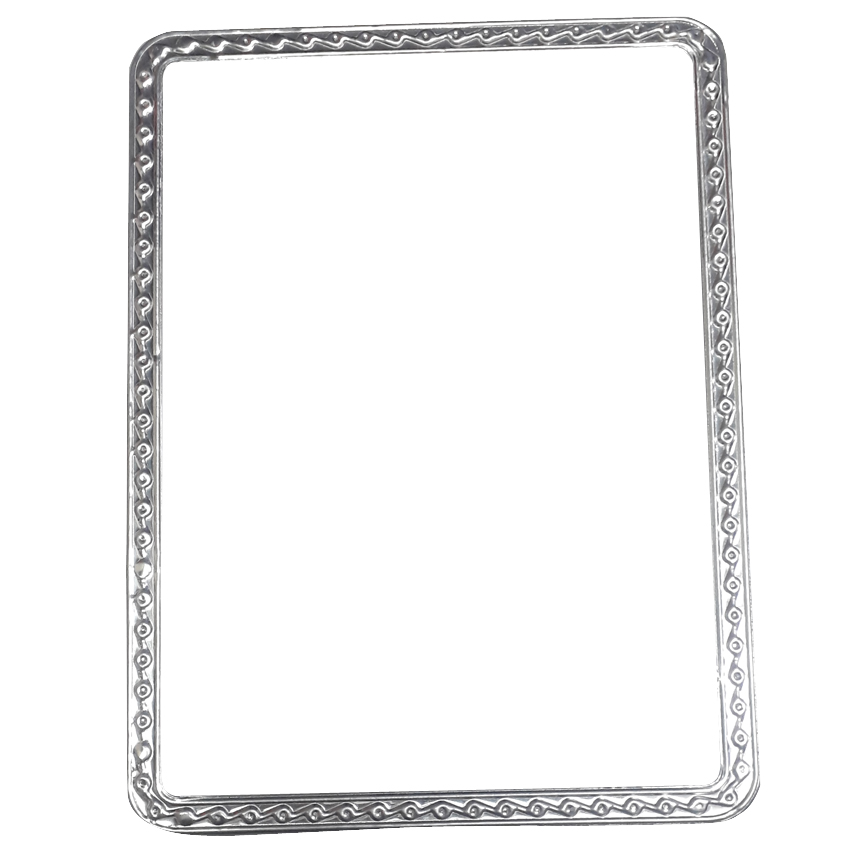 VIỀM BIỂN HOA VĂN MÓC GÕ ( NHƯ HÌNH) BÊN NGOÀI THAY THẾ VIỀM BIỂN SỐ CŨ XE MÁY, XE ĐẠP ĐIỆN KHUNG BIỂN ĐỒ CHƠI XE MÁY MÀU TRẮNG, PHỤ KIỆN XE MÁY VIỀM CHO BIỂN SỐ, KHUNG VIỀM ÉP BIỂN SỐ ĐẸP