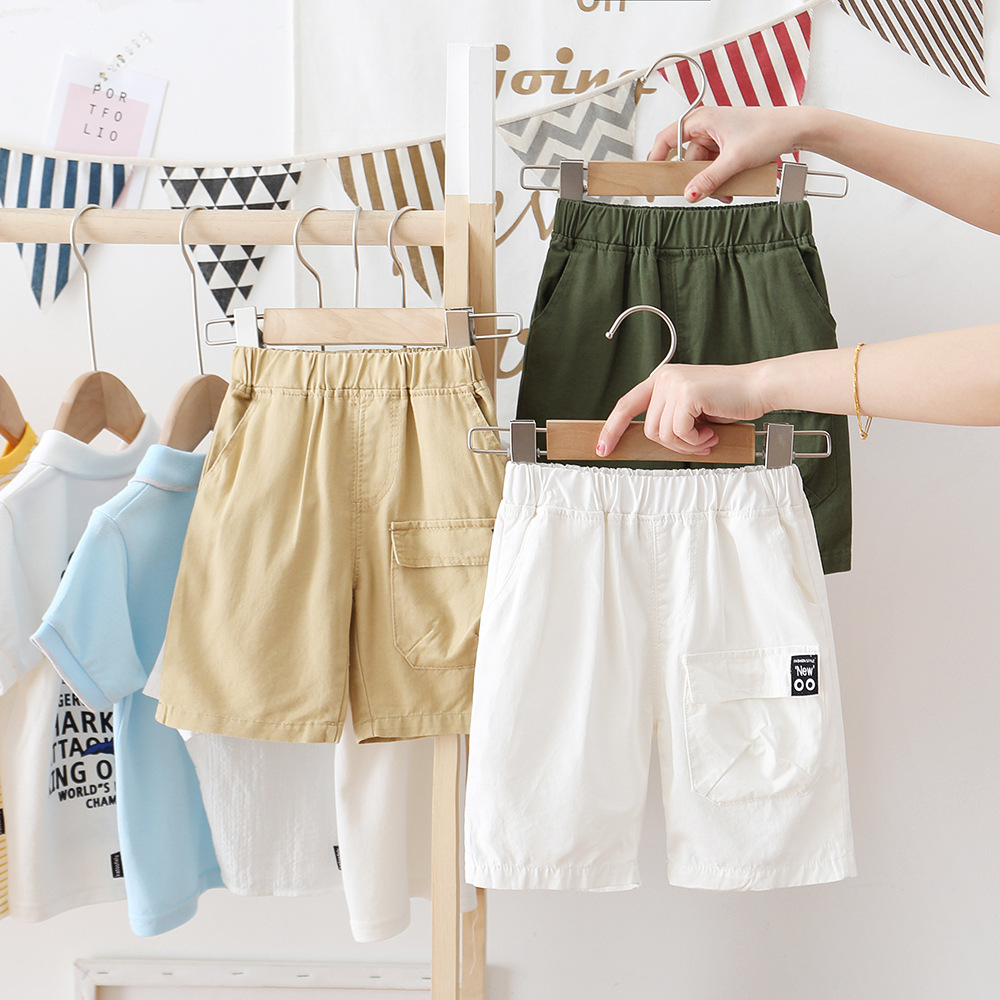 [HCM]Quần short kaki bé trai TrueKids quần short cho bé phối túi trước