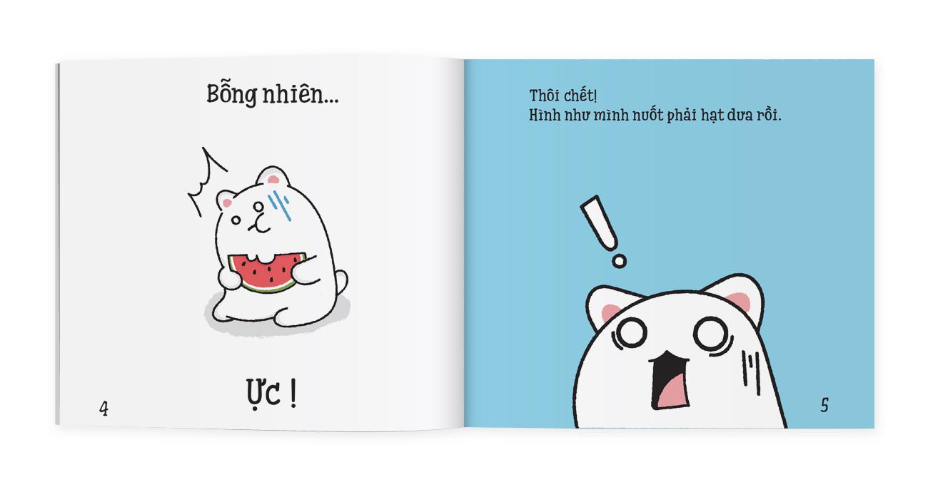 Sách Ehon - Maru và hạt dưa - Ehon dành cho bé từ 2 - 8 tuổi