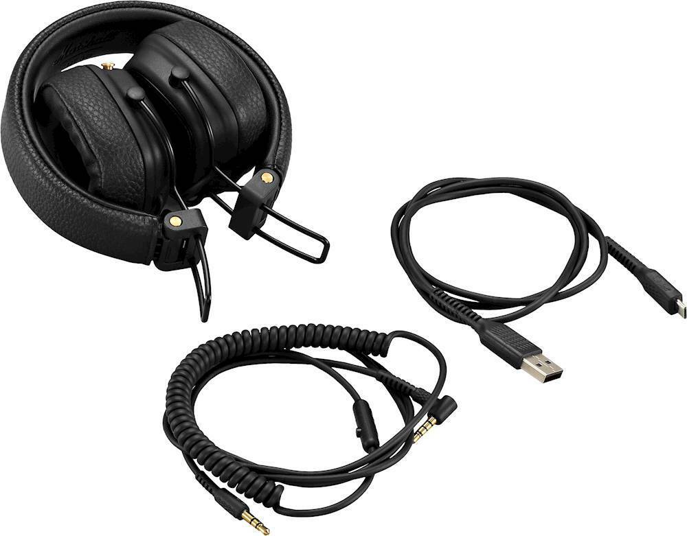 [CHÍNH HÃNG] Tai nghe Headphone Bluetooth MARSHALL Major III 100% Authentic NEW Nobox (Màu Đen: Black)
