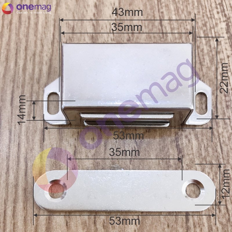 Bộ 10 cái nam châm hít giữ cửa inox