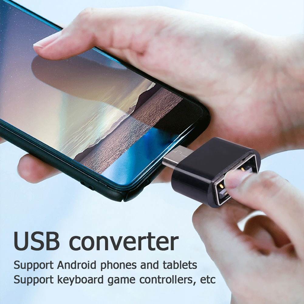 OTG Adapter Micro USB To USB Connect Android Phone Peripherals Handheld Keyboard Drive