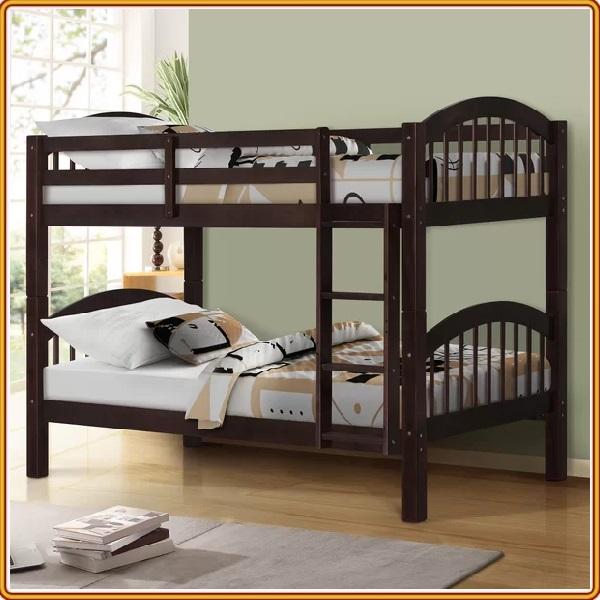 Giường 2 Tầng Gỗ Tự Nhiên 031 (Nâu)