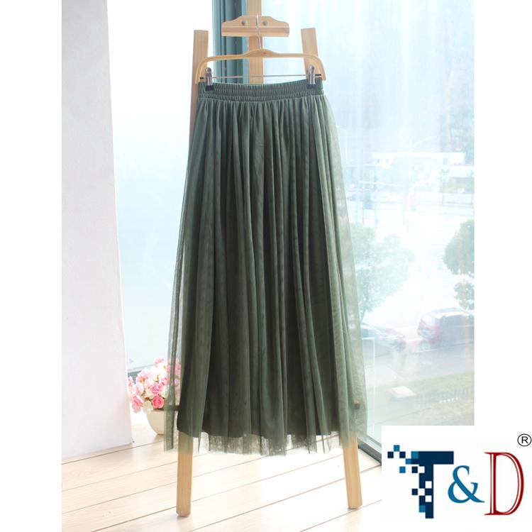 Chân váy xòe nữ form dài thời trang nhiều màu
