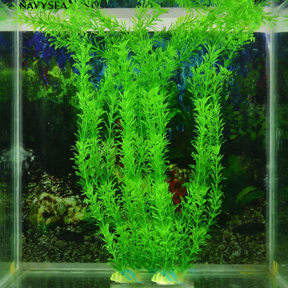 Cây nhựa cao 25cm trang trí bể cá cảnh