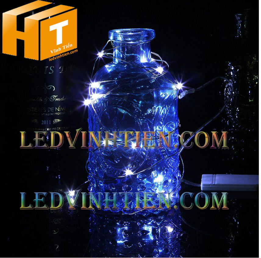 Đèn led đom đóm 10m, Đèn led trang trí đom đóm adapter