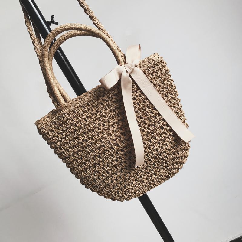 Bags sedge pink bow style vintage bags sedge shoulder Beach