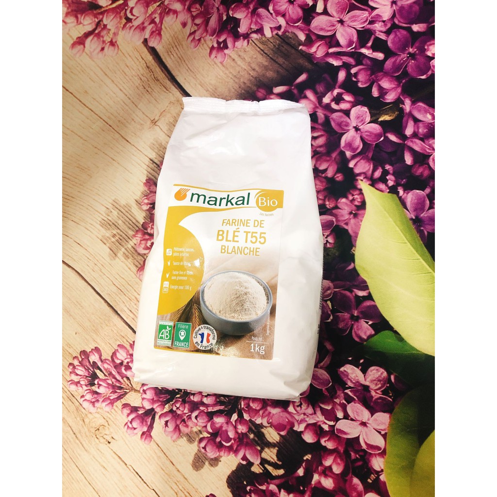 Bột mì đa dụng hữu cơ Markal T55 1kg