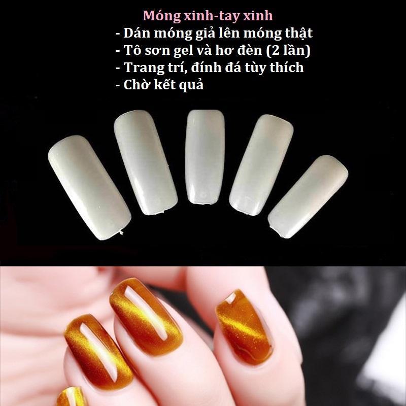 Móng up nail Hàn Quốc (bịch 500 cái) phụ kiện làm nail cao cấp chuyên dụng nail salon