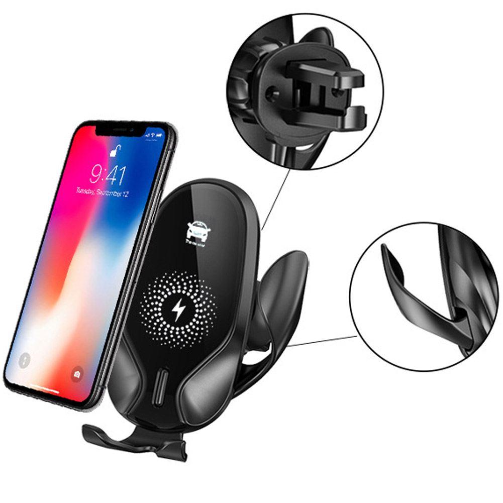 Sạc Không Dây Ô tô 10W Sạc Nhanh Chuẩn Qi, sạc pin ko dây xe hơi, đế sạc không dây xe hơi