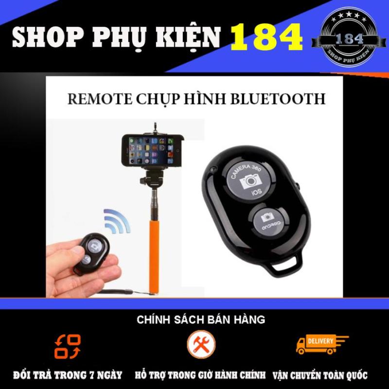 Nút Remote Chụp Hình Bluetooth - Đen
