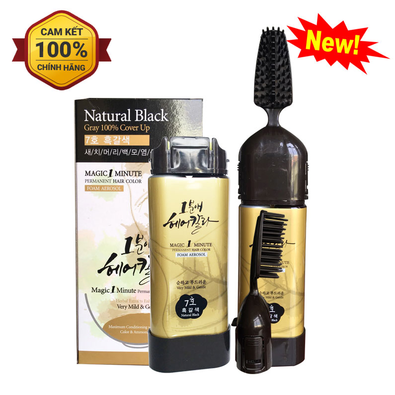 Lược nhuộm tóc thông minh Magic one minute Hàn Quốc (Model mới)