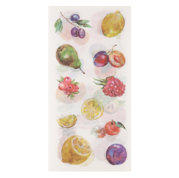 [HCM]Bộ 6 Tấm Sticker Dán Trang Trí - Trái Cây