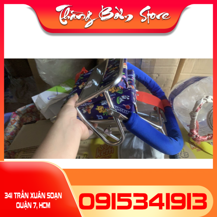 Ghế ngồi xe exciter cho bé có vòng bảo hộ |Thằng Bờm Store