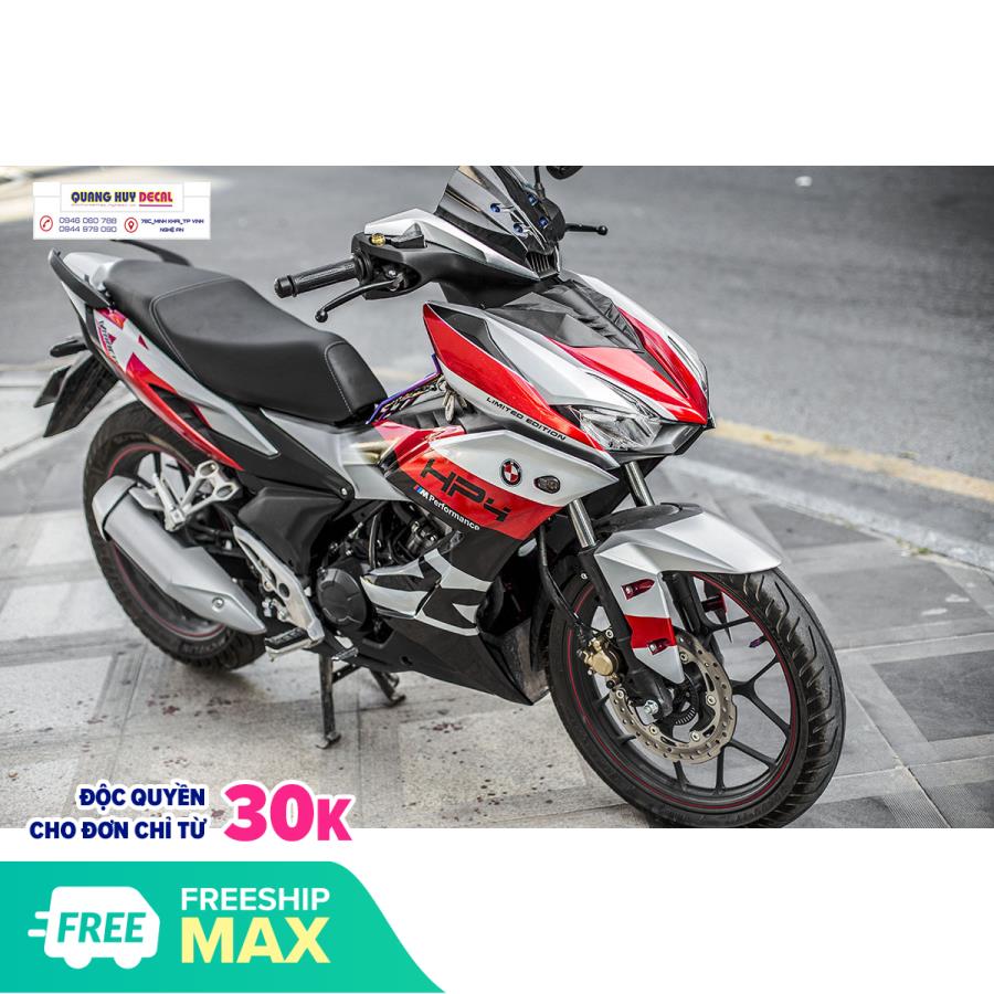 Tem trùm xe Winner X đỏ bạc đen - Độ dán team trùm decal xe máy Winner X đỏ bạc đen - Team trùm decal xe máy Winner X đỏ bạc đen rẻ đẹp và chất